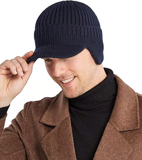 Ultimate Winter Beanie with Visor & Ear Flaps