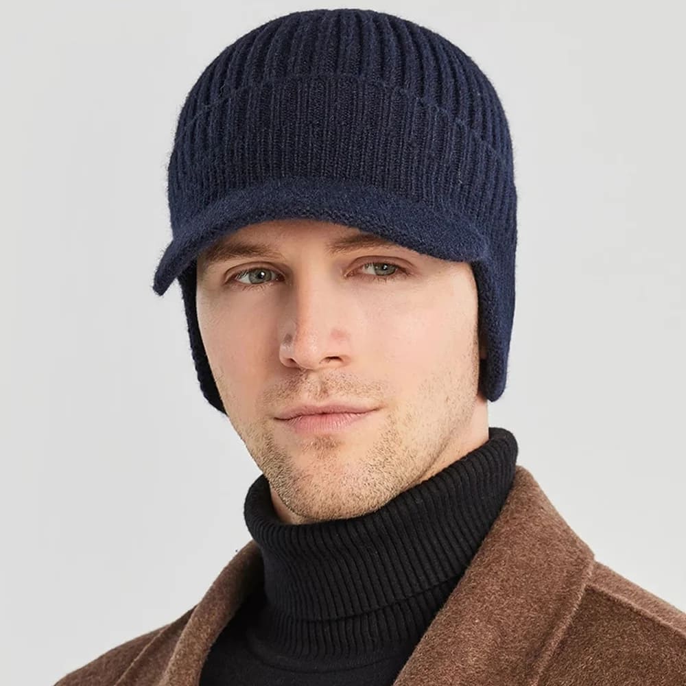 Ultimate Winter Beanie with Visor & Ear Flaps