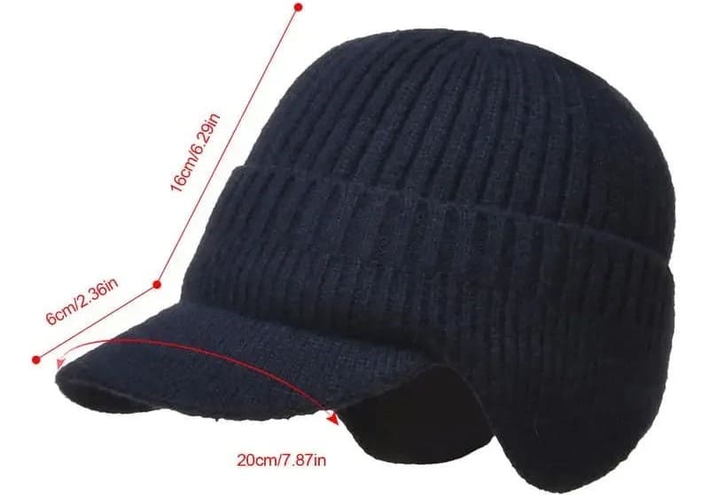 Ultimate Winter Beanie with Visor & Ear Flaps