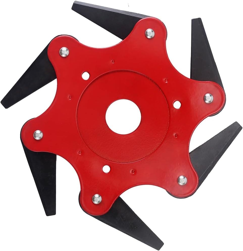 6-Steel Razors Trimmer Head – Heavy-Duty Weed & Grass Cutter