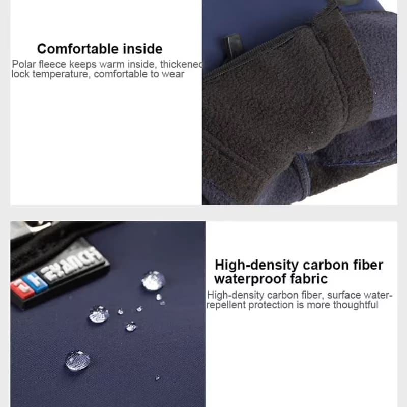 Touchscreen Waterproof Winter Gloves – Warm, Windproof & Non-Slip