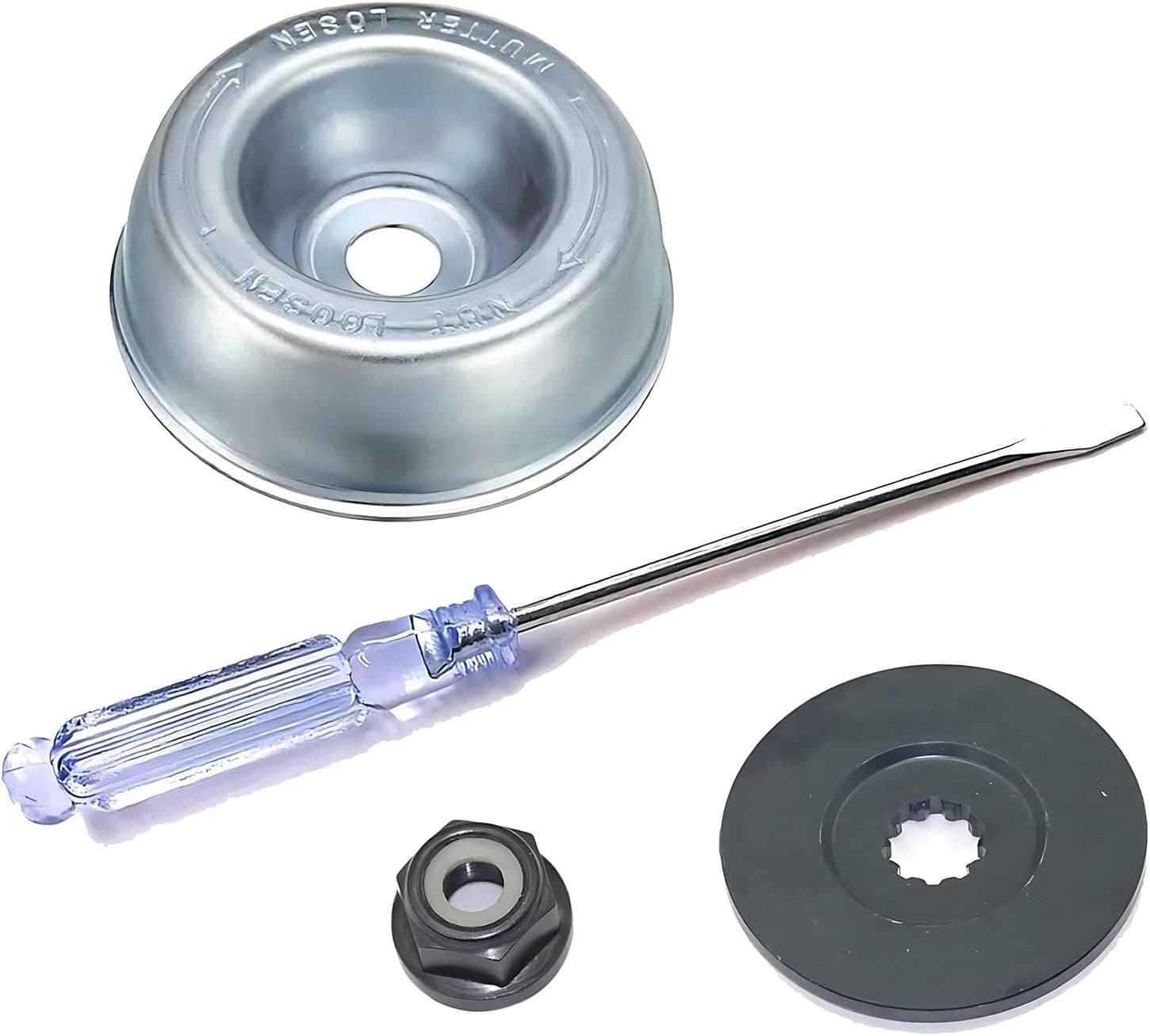 6-Steel Razors Trimmer Head – Heavy-Duty Weed & Grass Cutter