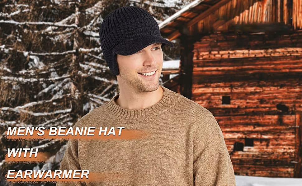 Ultimate Winter Beanie with Visor & Ear Flaps