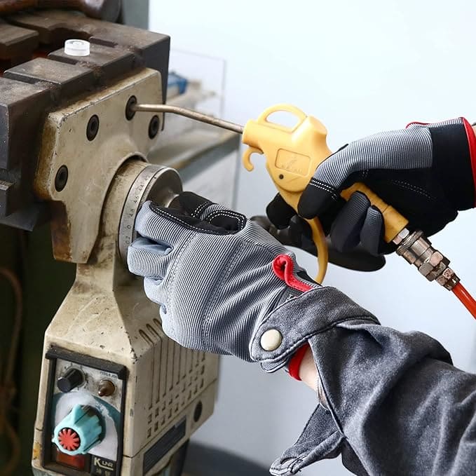 Anti-Vibration Work Gloves – Durable, Touchscreen Utility Gloves for Yard & Brush Work